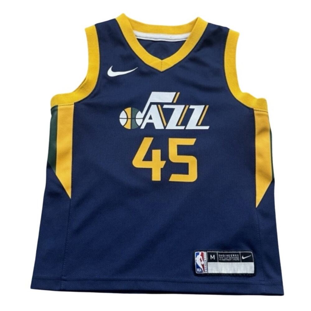 Nike Youth Donovan Mitchell / JAZZ #45 /NBA Icon Edition Swingman Jersey
